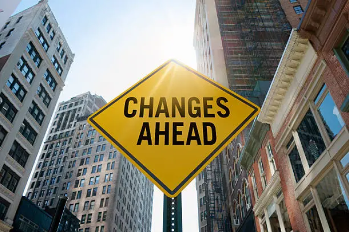 Changes Ahead Sign